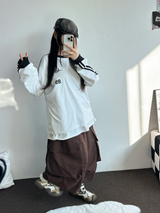 ビッグビッグポケットオーバーバミューダ 🤎🤍❤🖤5カラー