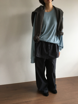 Tie Stripe Long Sleeve (2color)