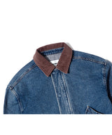 RG Denim Placket Trucker Jacket (Blue)