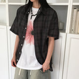 Somi Flower Printed Oversized Fit Short Sleeve T-shirt