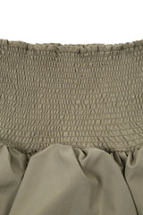 Balloon Smock Skirt [Khaki]