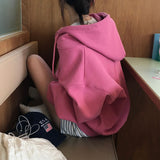 [BELLIDE MADE] Noah, loose fit two-way zip-up hoodie