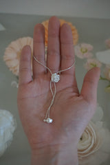 [MADE]ダブルフラワードロップブレスレット