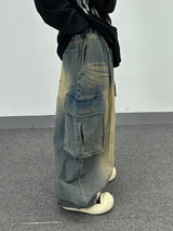 western cargo balloon pants