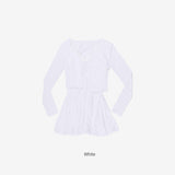 Moonlit cardigan + slip one-piece set