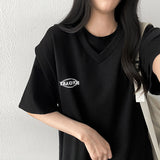 Hattie Oversized-Fit Logo Lettering Vest