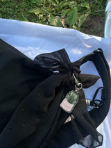 ソフトドットスカーフ (black)