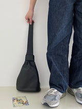 Cross leather sling bag
