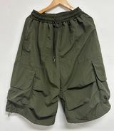 NYLON PARACHUTE BERMUDA PANTS❤🖤🩶💚