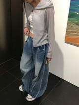 Sunny See-through Summer Hooded Cardigan (3c)
