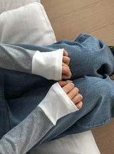 エソントトボタンレイヤードTシャツ