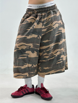 CAMOUFLAGE BERMUDA PANTS💛🤎💚