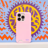 【MADE】カードポケットグロッシーハードフォーンケース( 2 pastel colors)