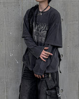 カウンティレイヤードロングスリーブTシャツ