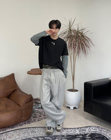 クロボーダーレイヤードTシャツ