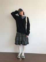 PREP Vネックニット（8color)
