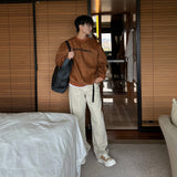 ASCLO R Suede Sweat Shirt (3color)
