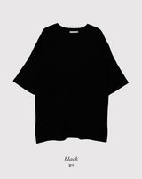 ミルクレイヤードルーズフィットショートスリーブTシャツ (5color)