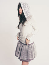 star midi volume skirt