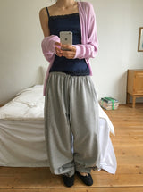 [unisex] Sawa Summer Modal Wide Banding Jogger Pants