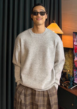 [virstyle original] INKKI Wool Drop-Shoulder Knit 2COLOR