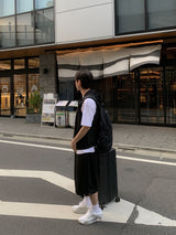 クリンクルスナップバミューダショーツ
