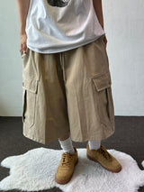 Mighty Hip Patch Cargo Bermuda Shorts 3color
