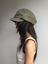 Washed flap bucket hat (2color)