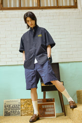 イエロードリームスターソフトネイビー半袖シャツ [Unisex]