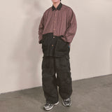 switch panel check shirt_black
