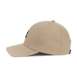 3D Monogram logo over fit ball cap BEIGE