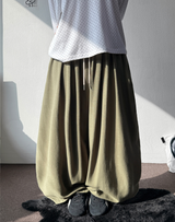 Linlin Linen Linen Balloon Pintuck Long Pants 4 Colors 