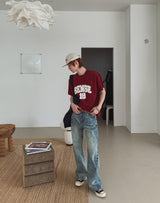 Wetley Brush Washed Bootcut Denim