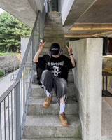 Labon Track Bermuda Denim Pants