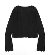 JERA METAL LOGO SOFT HOOK CARDIGAN (2COLOR)