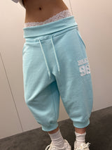 Teenager Capri Jogger Number Patch Jogger Pants 3color