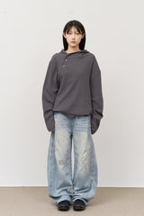 Shape Waffled Hoodie