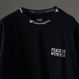 EXAMPLE CURSIVE CIRCLE LOGO BIGCOLLAR L/S TEE