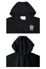 Academy Hood Cardigan (Black)