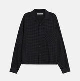 ビリーバーリネンチェックロングスリーブシャツ