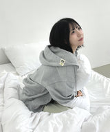 サークルトゥクローバー2wayフードジップアップ [Gray]