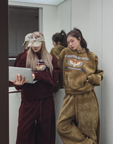 [Mink Brushed] Trust Velvet コーデュロイ クロップフード