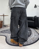 Dust leopard pants