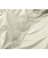 RG Synthetic Leather Hidden ジャケット(クリーム)