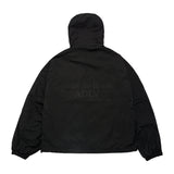 24FW ボールドロゴプリンティングシェルジャケット ブラック