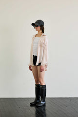 LUMINOUS OVERSIZED SHIRT / ROSE PINK