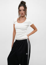 [B-BASIC] Tension Standard Slim U-Neck Short Sleeve Tee (2 SIZE)