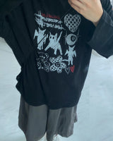 (Unisex) HXドローイングワッフルニット (4C)
