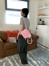 chunky backpack (pink)