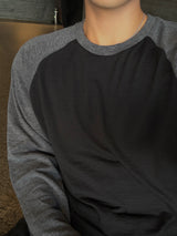 Slub raglan long sleeve